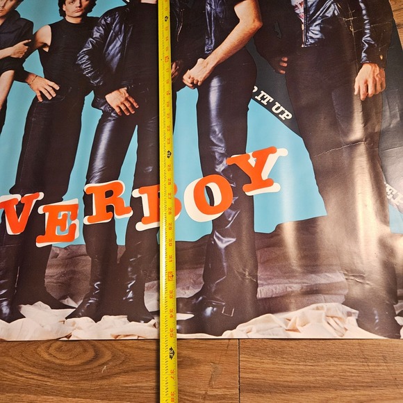 Loverboy Keep It‎ Up 35x36 Vintage 1983 Promo Poster CBS Records Rock Pop Rock - Picture 6 of 8